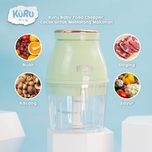 Alat Blender Mpasi Kuru Food Chopper - Alat Untuk Menghaluskan Makanan Bayi