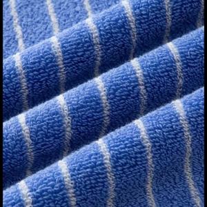 Khăn Tắm Sọc Cotton Mềm Mại Thấm Hút Nhanh Khô Thiết Kế Cổ Điển Dùng Cho Phòng Tắm Spa Phòng Tập Thể Dục Khách Sạn Bãi Biển Hồ Bơi - Bộ 1/4/6 Chiếc Quà Tặng Khăn Tắm