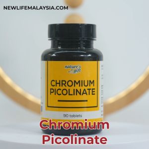 Chromium Picolinate - 90 Tablets Blood Sugar Control Weight Loss Lowers Cholesterol Fights Acne NewLife