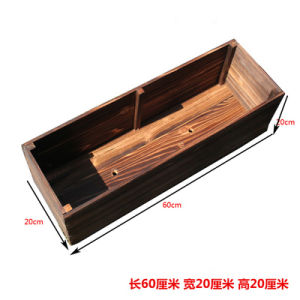 Solid Wood Anti-Corrosion Flower Box Pool Balcony Planting Basin Fence Succulent Flower Pot Large Extra Large Special Offer Big Sale