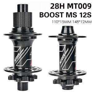 Bộ Moay-ơ Xe Đạp Leo Núi ARC MT009 BOOST 6 Chấu 3 Răng 114 Tiếng Click Bạc Đạn Kín 32 Lỗ Dành Cho Líp HG 8 9 10 11 MS XD 12S Bộ Bánh Trước Sau