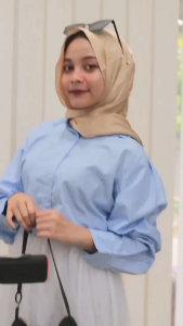 Jennie Crop Wanita - Kemeja Wanita Cotton Premium - Atasan Wanita Korean Style