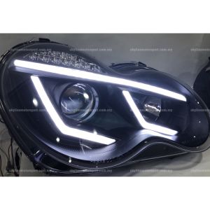 Mercedes Benz C Class W203 Head Lamp Projector DRL Led 100% Taiwan 2000 2001 2002 2003 2004 2005