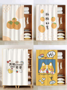 ผ้ากันเปื้อนติดผนังลายการ์ตูนสำหรับตู้เสื้อผ้า กระดานกันแสง ตู้เสื้อผ้า ตู้เสื้อผ้า เตียงนอน ผ้ากันเปื้อนผ้าฝ้ายลายการ์ตูน