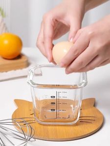 Boboduck [ 230ml ] Glass Baby Food Container Borosilicate Glass Airtight Storage Box