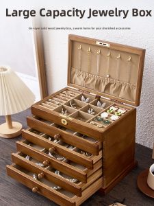 XIDUOSHU | High-end Traditional Chinese Style Wooden Jewelry Box
