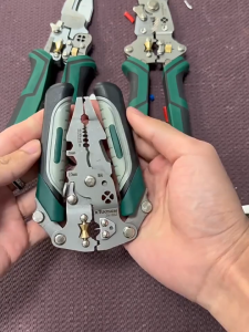 16 in 1 Foldable Wire Stripper Multifunctional Electrician Wire Cutting Pliers For Electrical Cable Maintenance And Repair