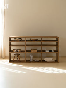 NONG HOME | Minimalistic Retro Solid Wood Storage Cabinet