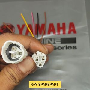 SOKET KABEL LAMPU DEPAN HEADLAMP STOPLAMP YAMAHA AEROX NMAX LEXI DLL ORIGINAL