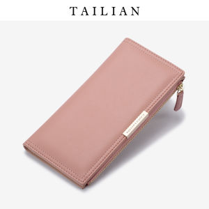 Ladies Korean Version Long Wallet Multi-card Zipper Bag Wallet Clutch Bag