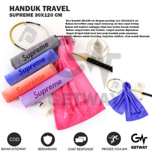 Handuk Mandi Microfiber / Handuk Dewasa / Handuk Mandi Supreme Ukuran Dewasa