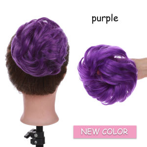 BENEHAIR Synthetic Messy Bun Scrunchy Hair Bun Fake Hair Women Chignon Elastic Hair Band Hairpieces For WomenUpdo Donut Chignon