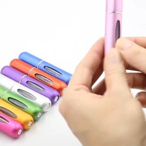 Chai Chiết Nước Hoa Tự Động Dạng Xịt (5ml) - Lọ Chiếc Nước Hoa Mini Vỏ Nhôm Tiện Lợi