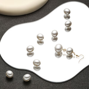 ใหม่!! ลูกปัดมุกเทียมรูปไข่ขนาดใหญ่ลูกปัด ABS เม็ด DIY อุปกรณ์เสริมจิวเวลรี่