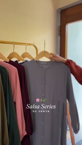 SAWVA | SALSA Casual Long Dress Daily SOFT PINK