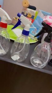 ขวดสเปรย์ 500ml. คละสี สีใส ฟ็อกกี้ กระบอกฉีดน้ำ ขวดฉีดรีดผ้า