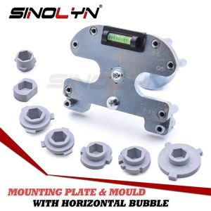 Front Horizontal Plate Positioning Perforation Mount Mould H7 H4 H11 H1 D2 9005 9006 Headlight Retrofit Tool For Koito/Hella 3R Bi-xenon/ BI-LED Projector Lens DIY