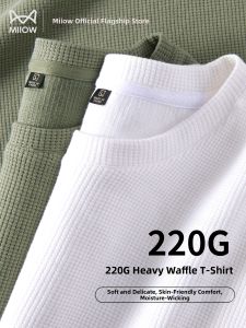 MiiOW | Breathable Heavy Weight Waffle Texture T-Shirt