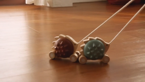 Pull-Along Hedgehog - Brown