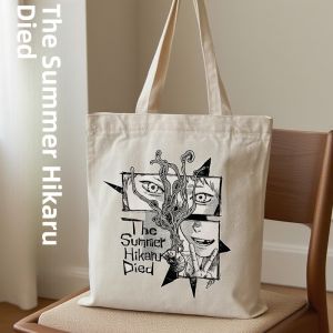 Túi Đeo Vai Vải Canvas Mùa Hè Của Light Dead Zipper Inner Bag Túi Đeo Vai Hoạt Hình 2D Dành Cho Người Lớn Tuổi