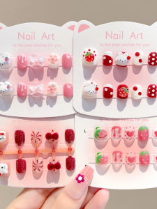 Cute Cartoon Rabbit Children Nail Stickers Short and Bright