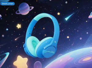 Nova1Lite Kids Active Noise Cancelling Headphones Safe Volume 74/85/94dB Bluetooth 5.3 Wireless Headphones for School Travel