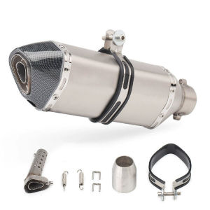 51mm Universal Motorcycle Laser Exhaust Pipe Muffler DB Killer Pitbike Escape Moto Motocross For CBR650 MT09 Z900 MT07 Z650 R6