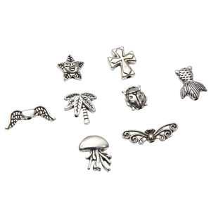 ข้อมูลเกี่ยวกับ 5-10 ชิ้น จีรูปหัวใจผีเสื้อรูปดาวอัลลอย ทำต่างหู DIY สร้อยข้อมือ การทำเครื่องประดับ คุณสมบัติของ คุณค่า