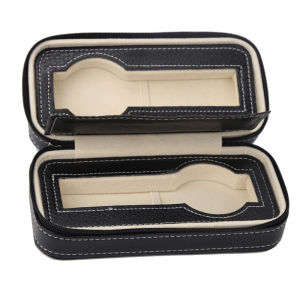 2/4/6/8/10/12 Slots Watch Suitcase Organizer Portable Zipper Watch Case Bracelets Mens and Womens Multifunctional Display Box
