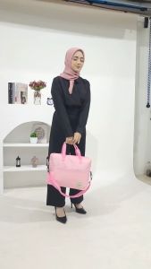 Tas Laptop Canvas Waterproof Carravelle Store - Kapasitas Besar 15 Inch untuk Pria dan Wanita Warna Cerah Bahan Tahan Air
