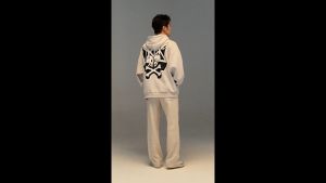 TOKIDOKI เสื้อฮู้ด DOUBLE SKULLL IN SHIBUYA