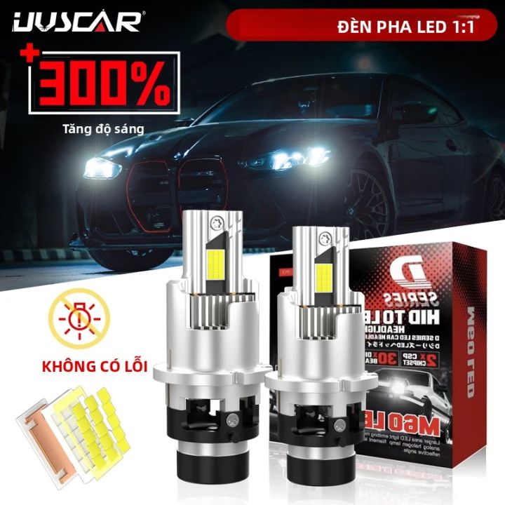 Đèn Pha Ô Tô LED UVSCAR 2 Bóng 300W D2S/R D4S/R, Chip CSP Công Suất Cao ...