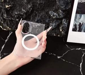 Ốp Lưng Cứng Từ Tính Trong Suốt Cho Samsung Galaxy Z Fold 8 Ultra 7 6 5 - Bảo Vệ Camera Rộng Chống Sốc Tương Thích Với Magsafe