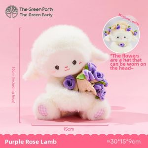 The Green Party | Rose Bouquet Lamb Stuffed Toy for Girlfriend