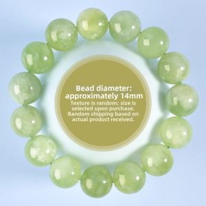 LINGFEI | Natural Green Xiuyan Jade Hand Chain