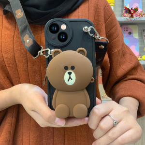 GRC Case Dompet Karakter case oval Casing hp untuk REALME C11 C12 C17 C20 C21Y C30 C33 C53 all type