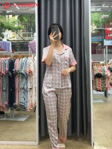 Bộ mặc nhà nữ SANDBOX Pijama lụa Latin cao cấp thiết kế đơn giản trẻ trung thanh lịch BPC23001 -2