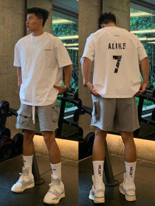 Áo Thun Cotton Nam Tay Ngắn in Họa Tiết Phong Cách Mỹ Mùa Hè Cổ Tròn Thường Ngày Thoáng Khí Thoải Mái Vải Cotton Nguyên Chất