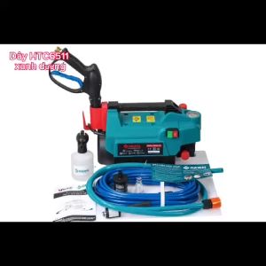 Dây xịt rửa xe 20MĐK 6.5*12mm đầu nối ren 1.5x22mm từ nhựa PVC-PU áp lực cao 450 bar( 6525PSI) HIỆU HTC HTC6512-20W2