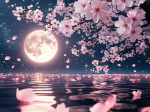500 1000 1200 2000pcs Puzzle Fun Moon And Flowers Night Landscape Complete Kit For Adult Family Game Night Brain Teaser Toy Gift