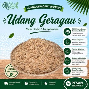 Bilis Lah Udang Geragau (200g/500g/1kg) [Borong] [Direct Kilang] Udang Kering / Dried Shrimps / 虾米
