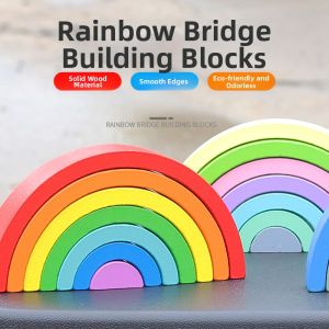Educational Rainbow Stacking Blocks Brain Development
