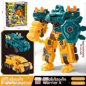 Auldey | Combine and Transform Dinosaur Guardian No.3 Lightning Vey Robot Toy