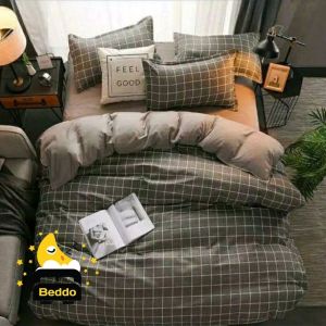 (PALING LARIS) SPREI AESTHETIC 180×200 MOTIF KOTAK KEKINIAN BAHAN LEMBUT