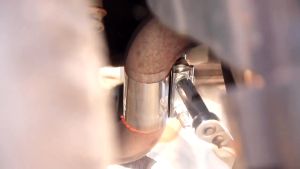 2.0/2.5 Inch Stainless Steel Exhaust Pipe Sleeve Butt Joint Exhaust Od Pipe Sleeve Coupler Connection Hoop