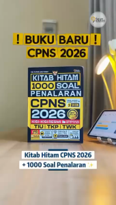 BUKU CPNS 2026 KITAB HITAM 1000 SOAL PENALARAN CPNS 2026 UPDATE MATERI PERMEN RB