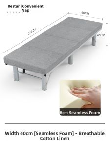 RESTAR | Folding Bed For Adults And Kids Wide Connectable Lunch Break