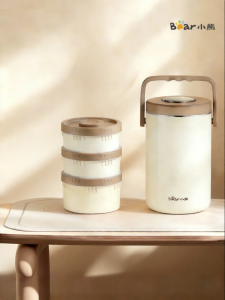 Bear | Thermal Portable Large Capacity Stainless Steel Lunch Box