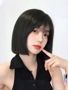 MENGSIQIAN | Face Slimming Natural Hair Bob Wig