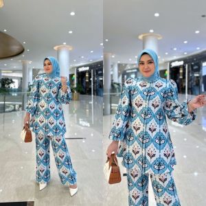 SETELAN CELANA DAN KEMEJA MODE VEGA TERBARU BY IRNA 100%ASLI REAL